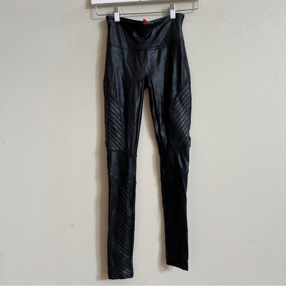 Spanx Faux Leather Moto Legging - Picture 2 of 4